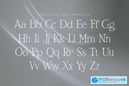 Balmoon Moderen Serif Typeface