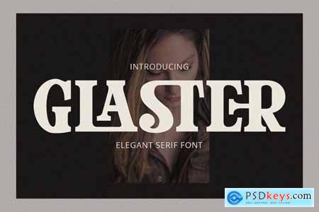 Glaster Elegant Ligature Serif Font