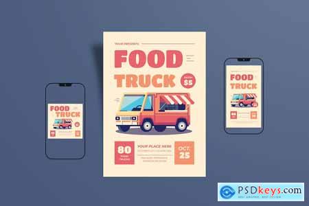 Food Truck Flyer & Instagram Post