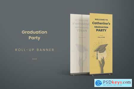 Graduation Party Roll Up Banner