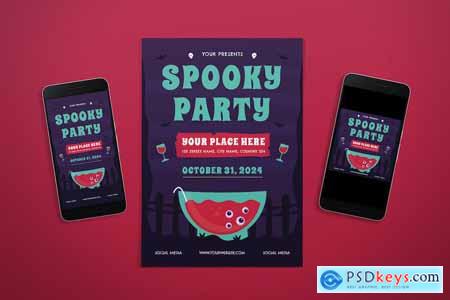 Spooky Party Flyer & Instagram Post