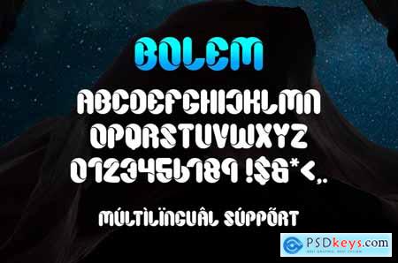 Bolem - Futuristic Font