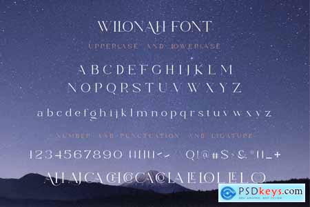 Wilonah Serif New Font