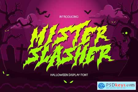 Mister Slasher - Halloween Font