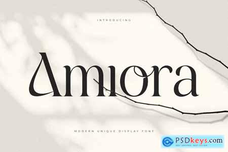 Amiora - Modern Unique Display Font