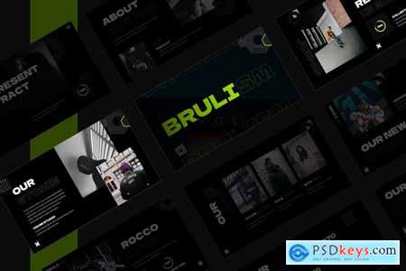 BRULISM - Abstract Vibrant Powerpoint Template