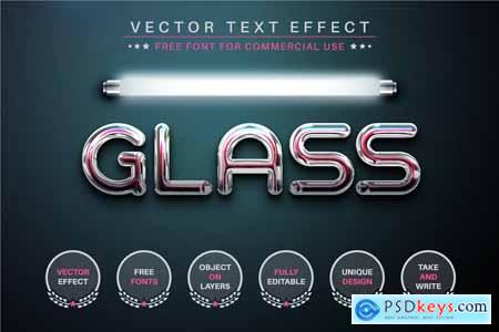 Super Light - Editable Text Effect, Font Style