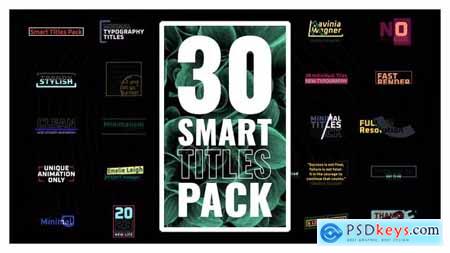 Smart Titles Pack 40239435