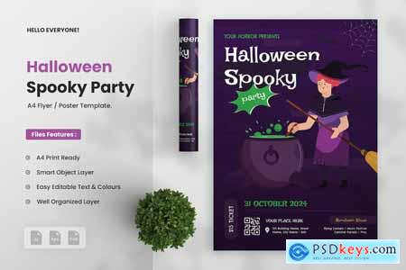Flyer - Halloween Spooky Party