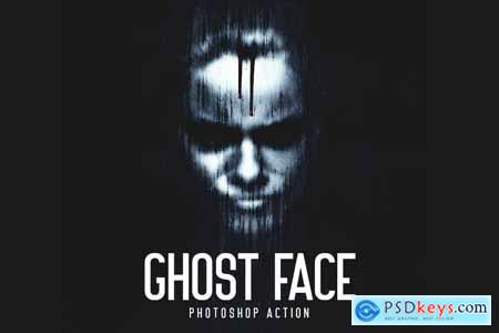 Ghost Face - Photoshop Action