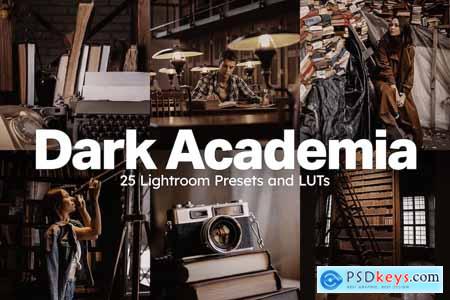 25 Dark Academia Lightroom Presets and LUTs