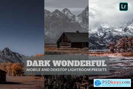 Dark Wonderful Lightroom Presets Dekstop Mobile