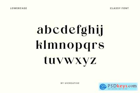 Borniarte Elegant Serif Font