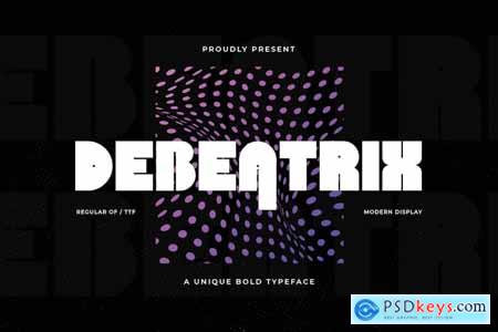 Debeatrix  A Unique Bold Typeface