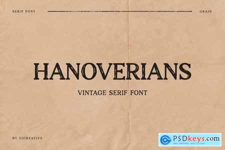 Hanoverians Vintage Font