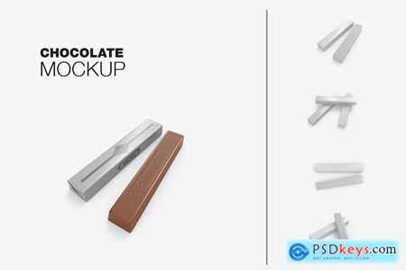 Chocolate Bars Mockup