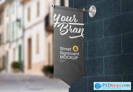 Street Banner Mockup