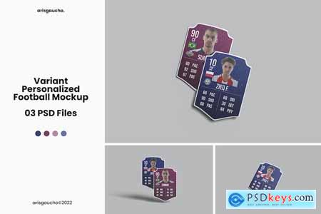 Variant Personalized Football Mockup