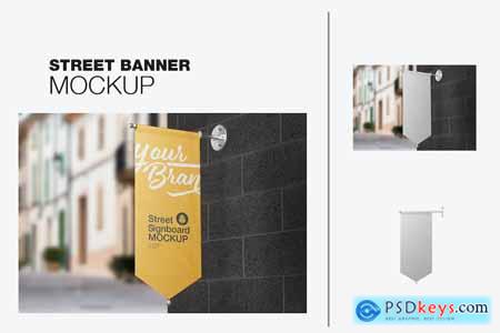 Street Banner Mockup