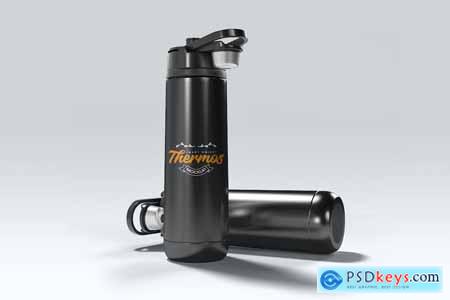 Thermos Mockup