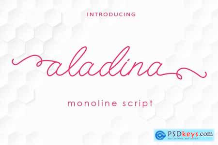 Aladina - Monoline Script AM