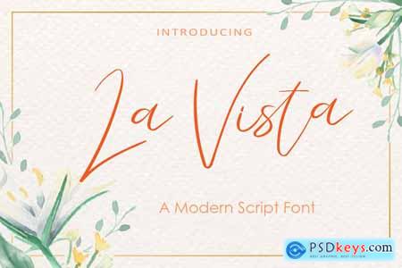La Vista - Modern Script AM