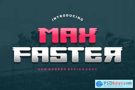 Max Faster Font