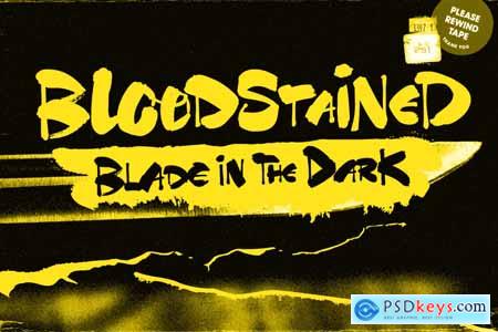 Cinema Macabre Horror Fonts Inspired by Giallo