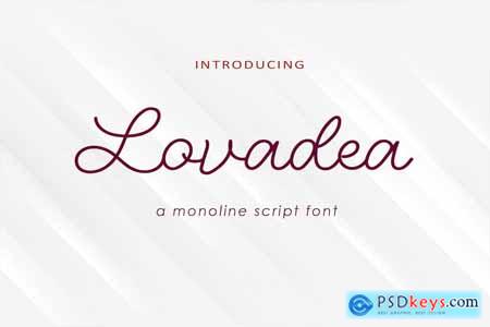 Lovadea - Monoline Script AM