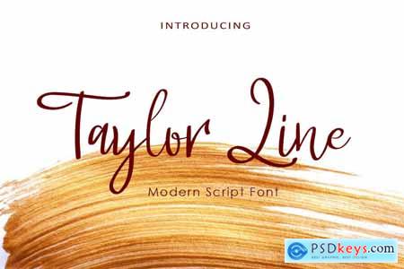 Taylor Line - Modern Script AM