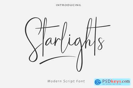Starlights - Modern Script AM