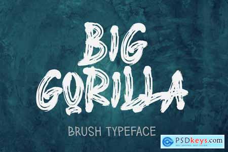 BIG GORILLA - Brush Typeface AM