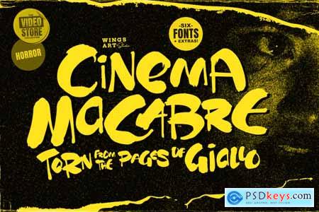 Cinema Macabre Horror Fonts Inspired by Giallo