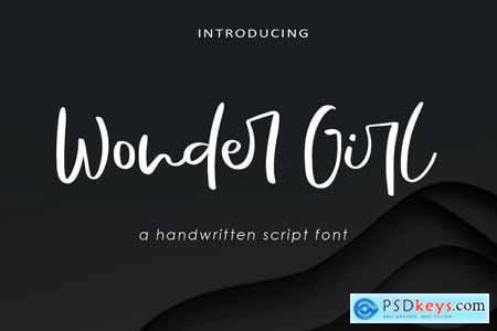 Wonder Girl - Handwritten Script AM