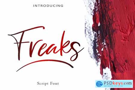 Freaks - Script Font AM