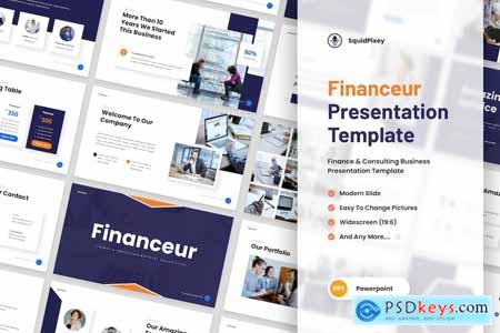 Financeur - Finance & Consulting Powerpoint