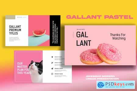 Gallant Pastel Lookbook Powerpoint