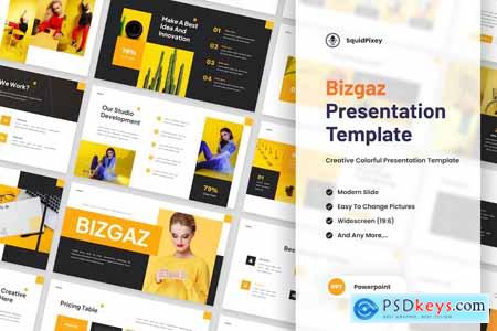 Bizgaz - Creative Colorful Powerpoint Template