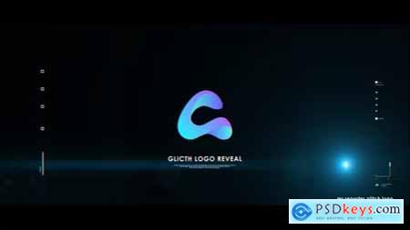 Glitch Logo Reveal 40290769