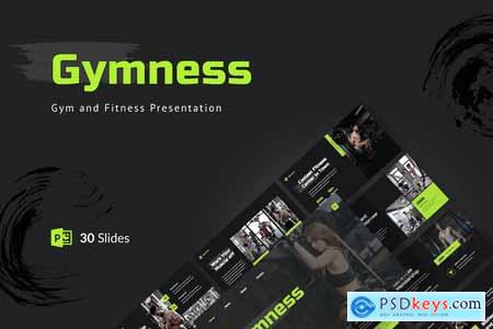 Gymness - Gym and Fitness PowerPoint Template