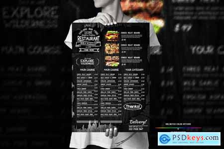 Food Menu Big Poster Design RBW4EQR