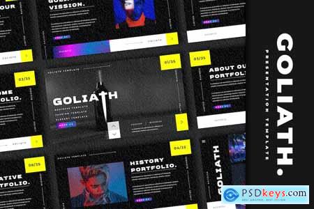 Goliath Business Presentation Powerpoint Template