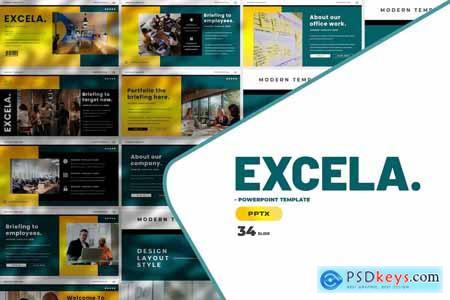Excela - Business Presentation PowerPoint Template