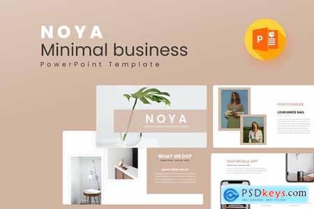 N O Y A  Minimal business PowerPoint Template