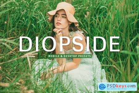 Diopside Mobile & Desktop Lightroom Presets