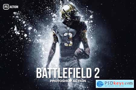 The Battle field Photoshop Action
