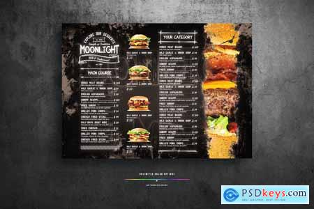 Food Menu Big Poster Design FXNG9XE