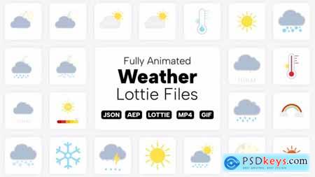 Weather Lottie Files 40365362