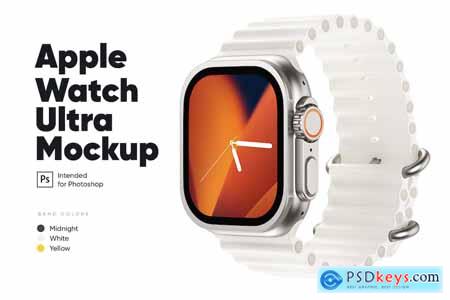 Apple Watch Ultra Mockup