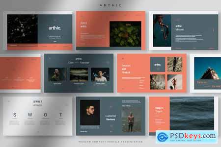 Arthic - Modern Company Profile Presentation PPT
